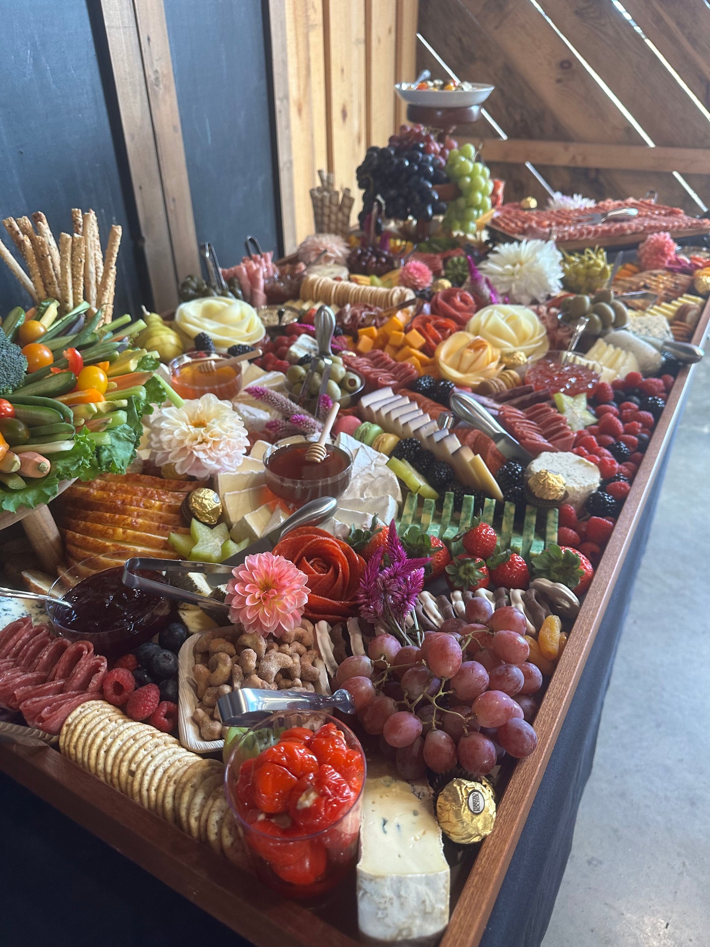 Graze Table- 6ft x 30in, Feeds up to 200