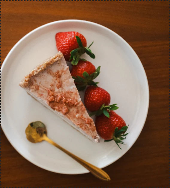 Dare Vegan Cheese- Strawberry Shortcake Cheesecake Slice