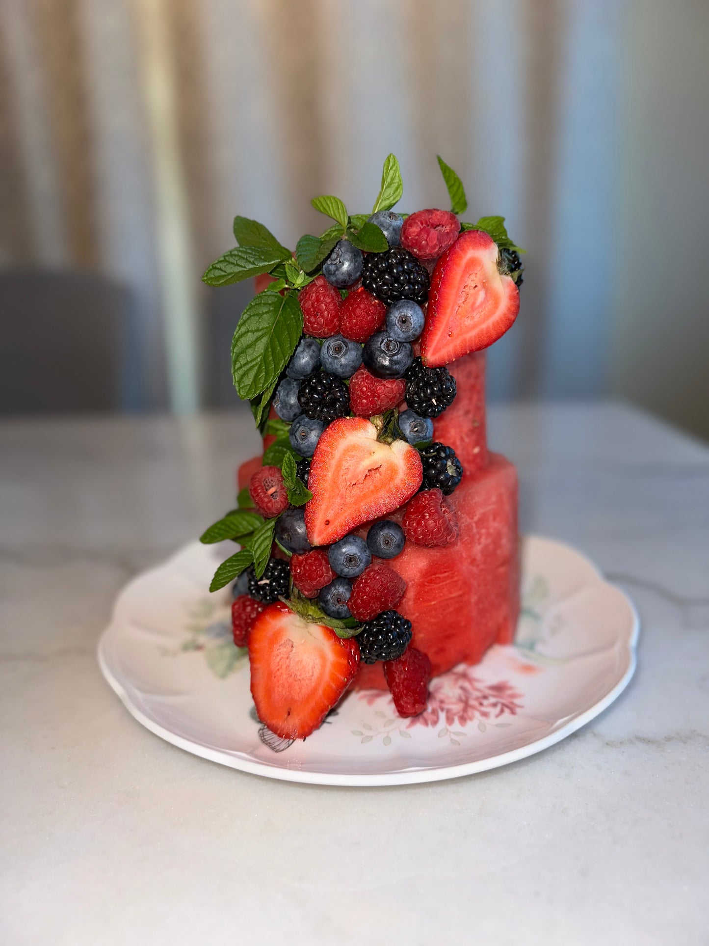 Watermelon Cake Fruit Platter