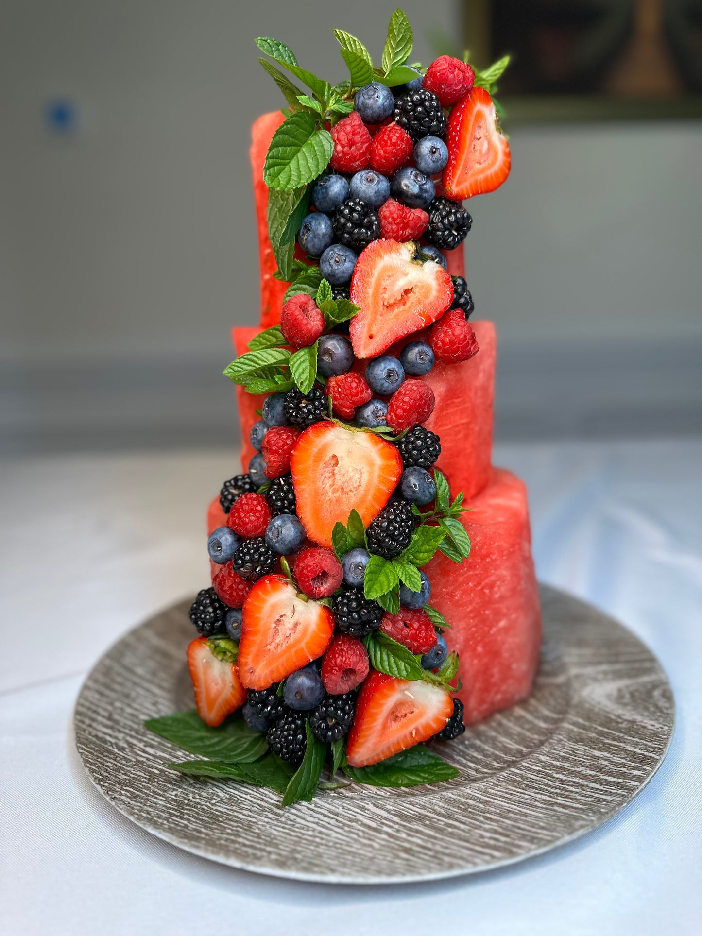 Watermelon Cake Fruit Platter