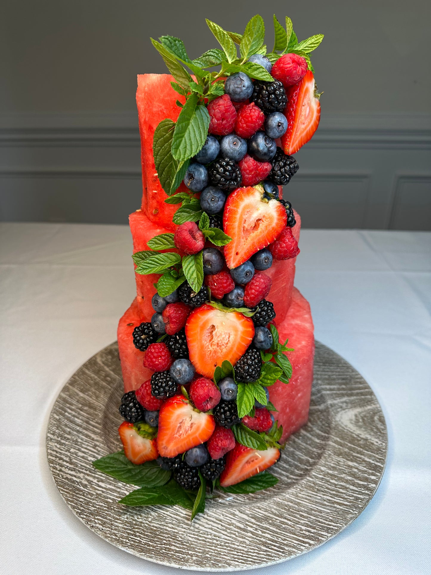 Watermelon Cake Fruit Platter