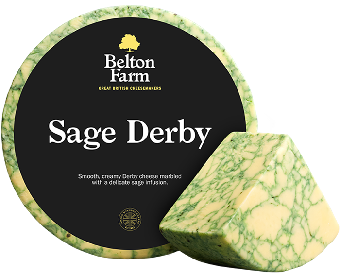 Cheese- Belton Farm Sage Derby