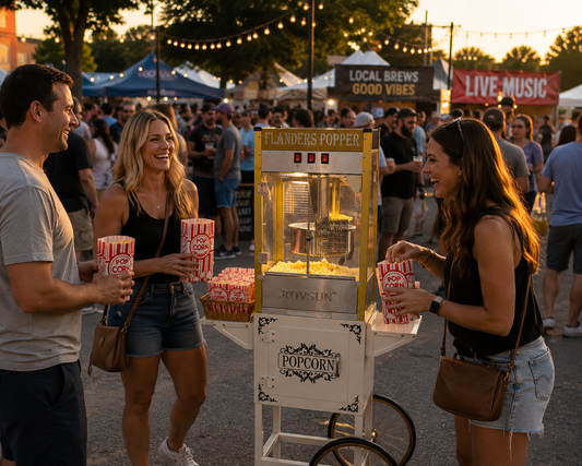 Vintage Popcorn Cart Experience