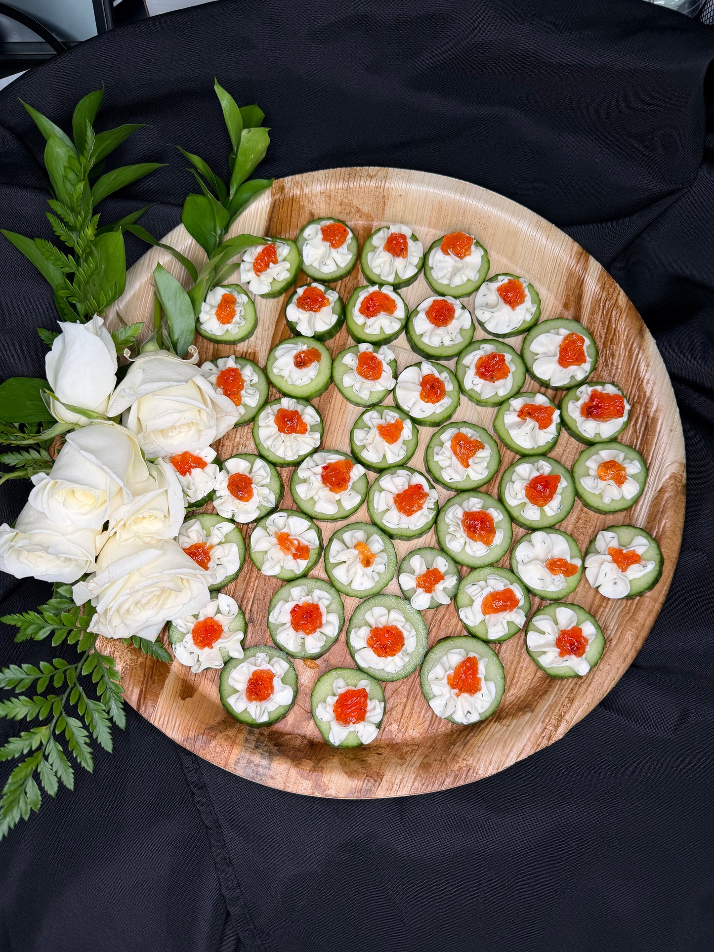 Cucumber and Goat Cheese Bites