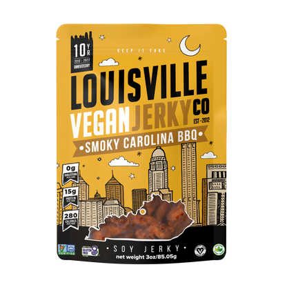 Vegan & Plant Based Smoky Carolina BBQ Jerky 3 oz