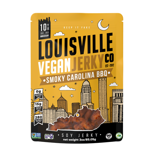 Vegan & Plant Based Smoky Carolina BBQ Jerky 3 oz
