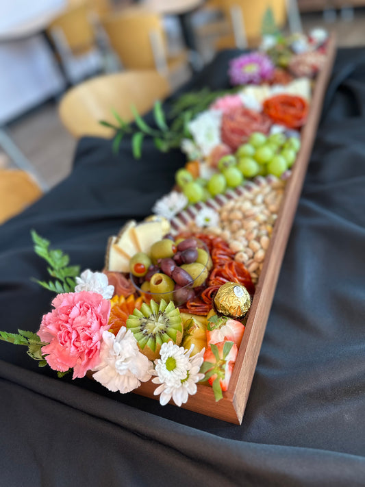 The Centerpiece Grazing Boards~ 6" wide x 3ft, 4ft, 5ft & 6ft long