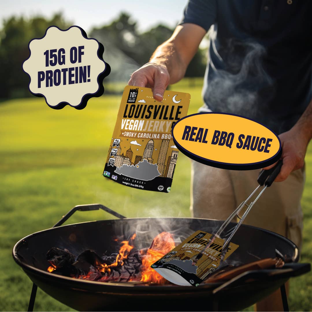 Vegan & Plant Based Smoky Carolina BBQ Jerky 3 oz