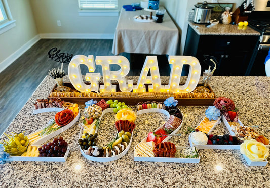 Catering Charcuterie Box Letters & Numbers