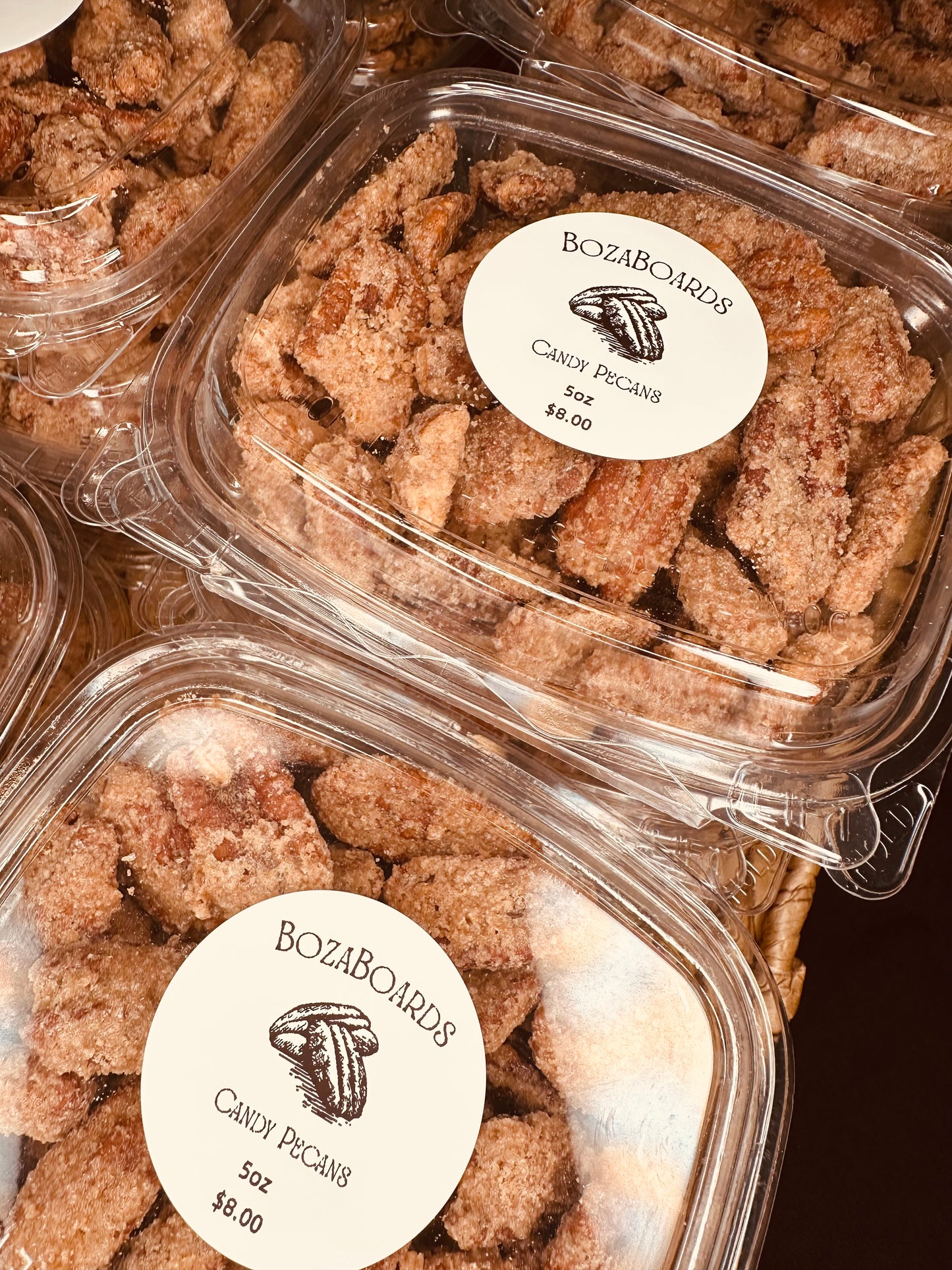 BozaBoards Signature Candied Pecans
