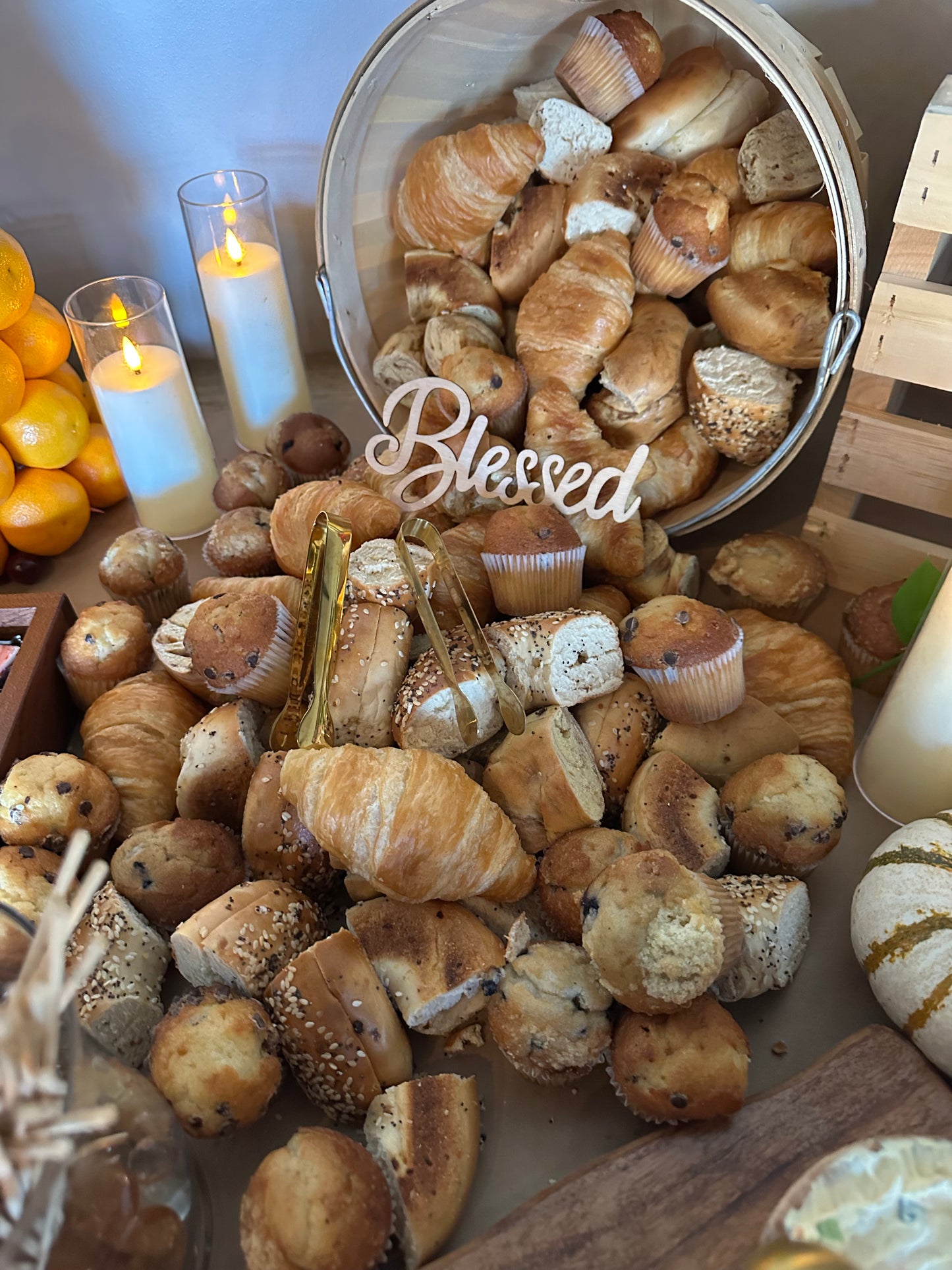 Bagel Bite Basket Pour