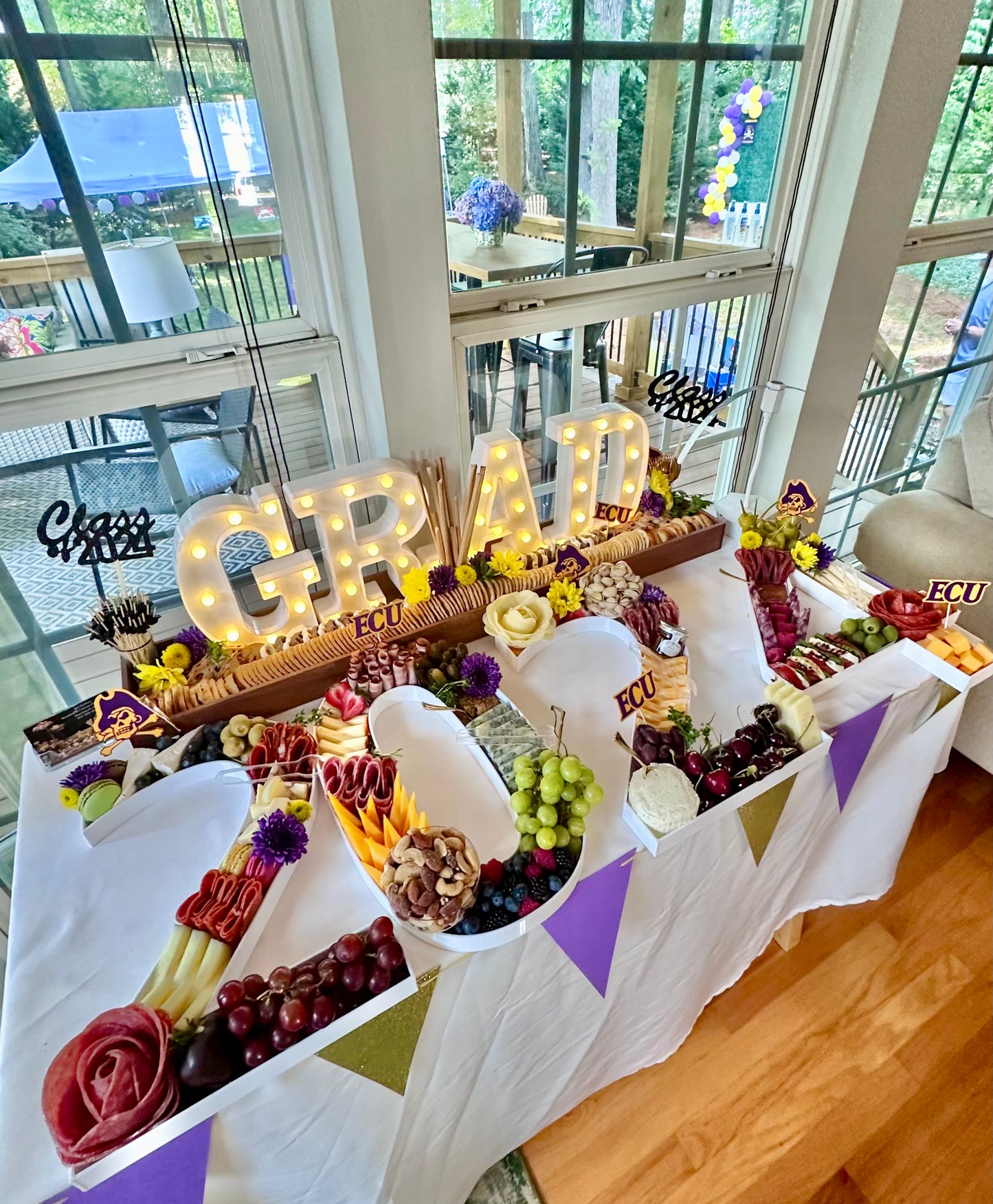 Catering Charcuterie Box Letters & Numbers