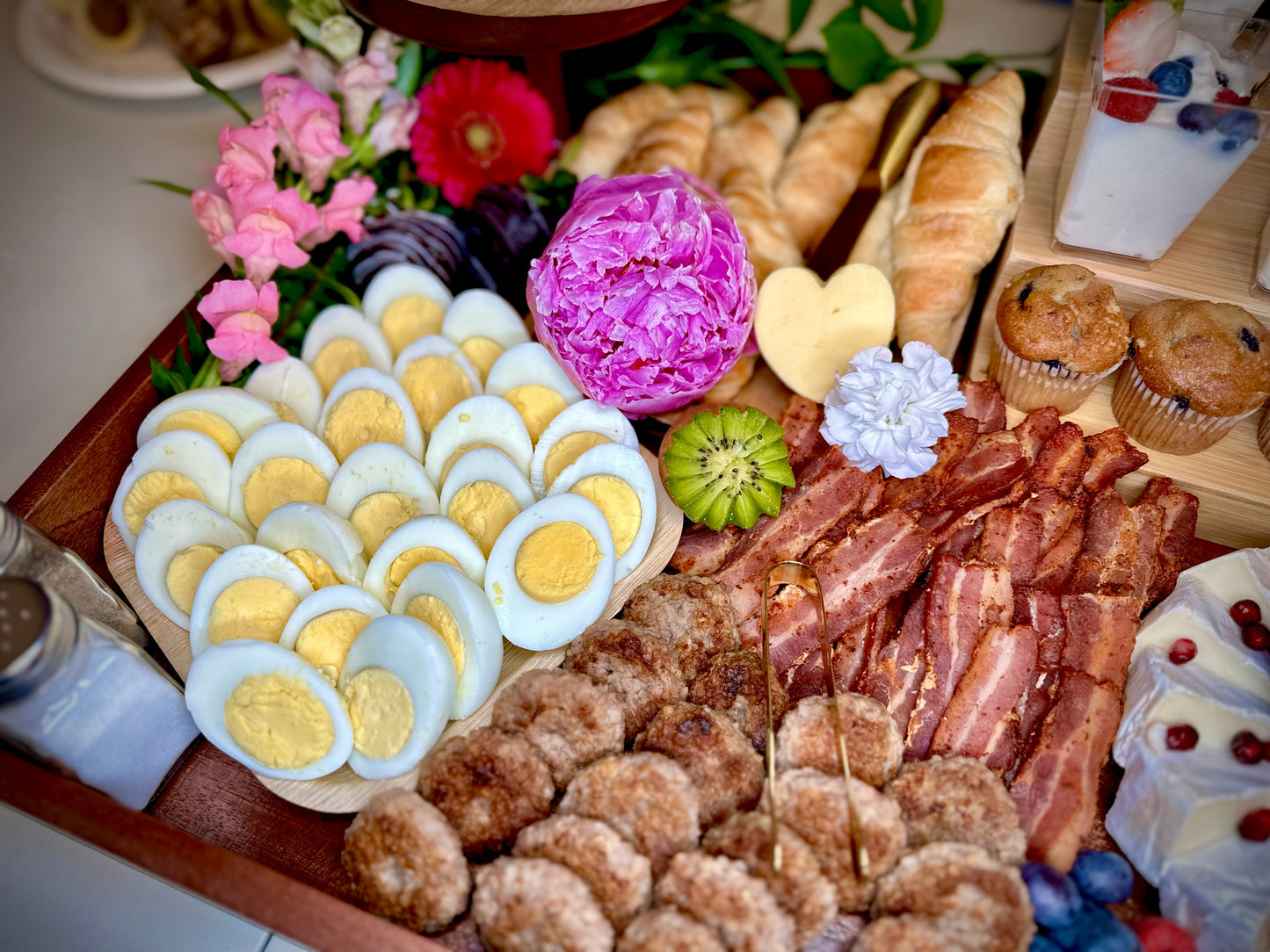 Sliced Hard-Boiled Eggs