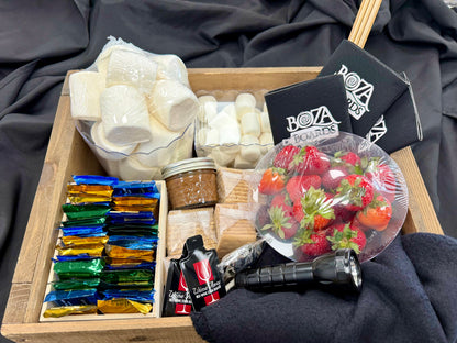 Family Campfire Crates ~ S’mores & Strawberries