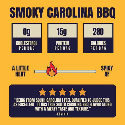 Vegan & Plant Based Smoky Carolina BBQ Jerky 3 oz