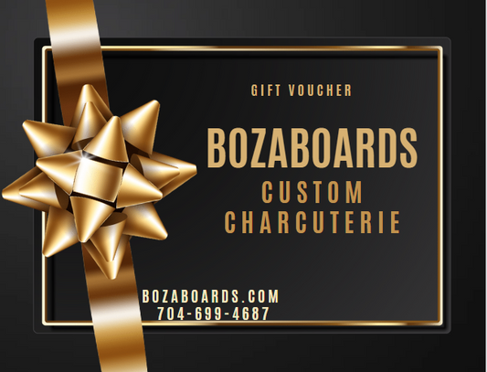 BozaBoards Custom Charcuterie Gift Cards